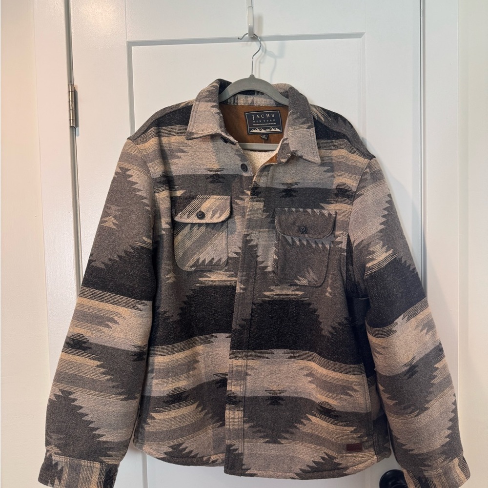 Jachs Plaid Sherpa-Lined Jacket